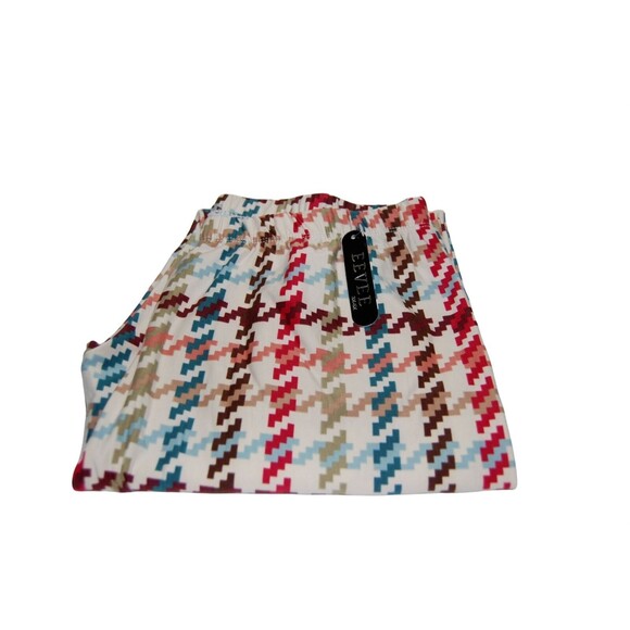 Reg One‎ Size Womens Soft Earth Tone Pixel Zags Leggings - Picture 8 of 9